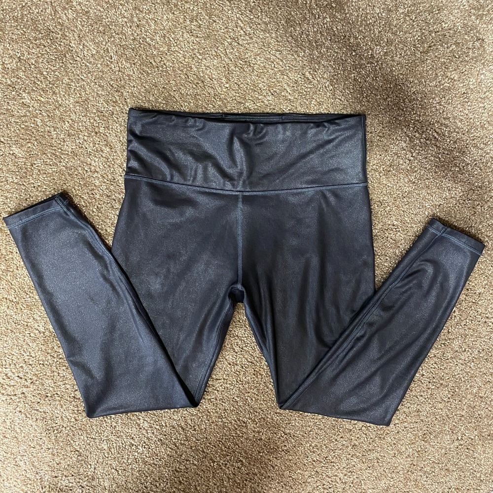 Athleta Elation Ultra High Rise Tights Medium Black Gym Athletic Leggings